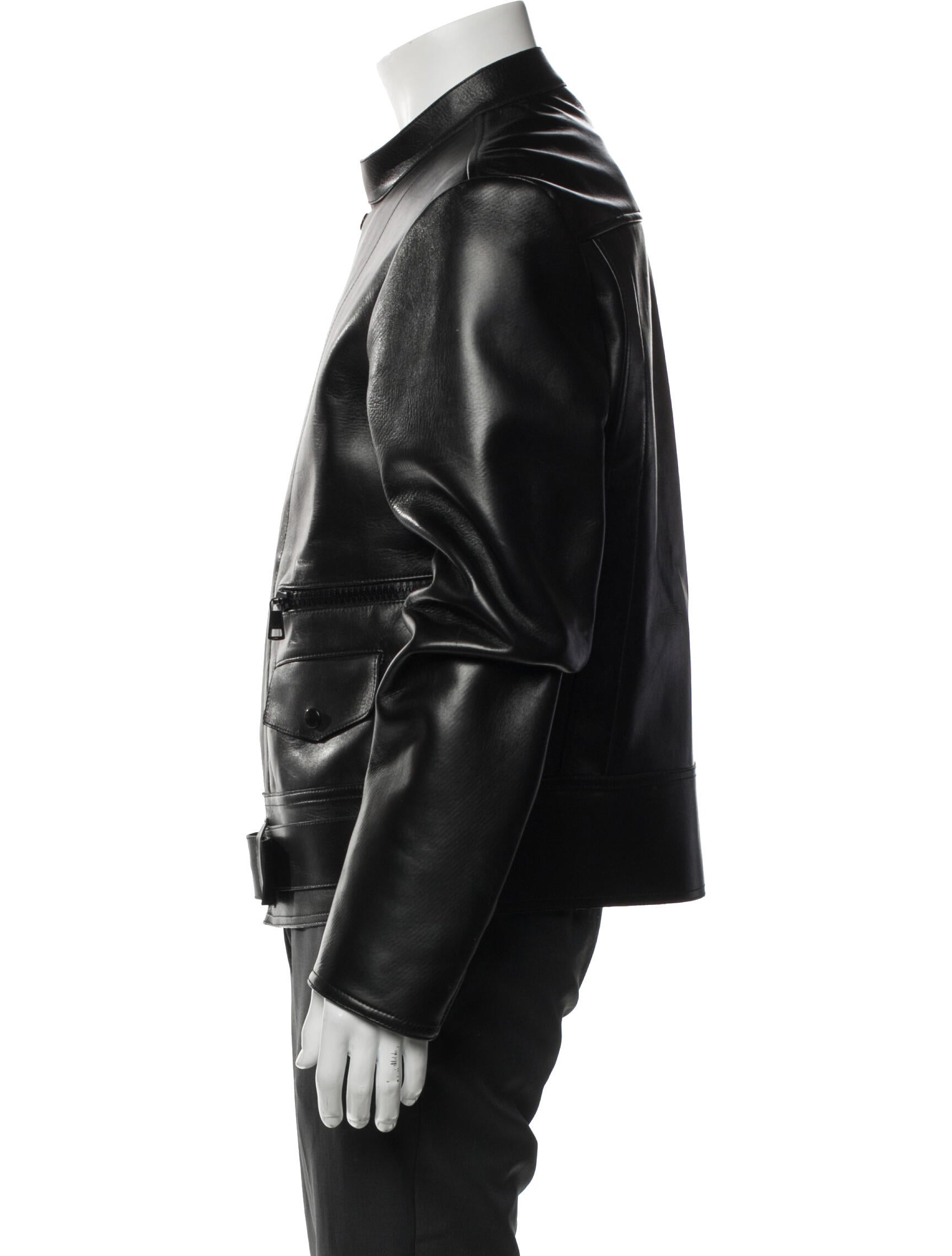 Gucci Leather Moto Jacket w/ Tags