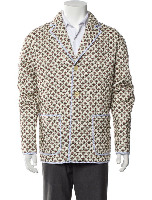Gucci Linen Floral Print Jacket