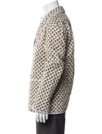 Gucci Linen Floral Print Jacket