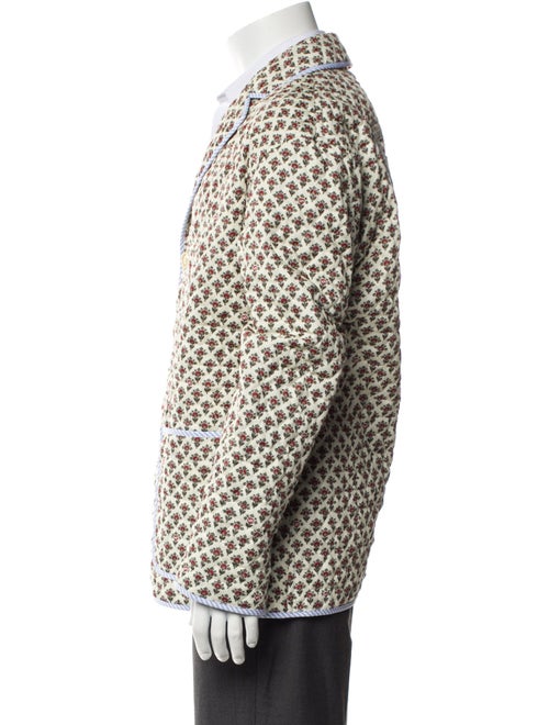 Gucci Linen Floral Print Jacket