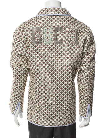 Gucci Linen Floral Print Jacket