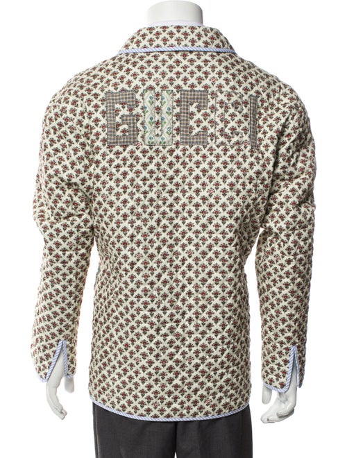 Gucci Linen Floral Print Jacket