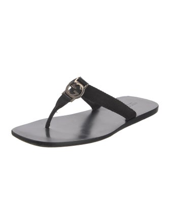 Gucci Interlocking G Logo Slides