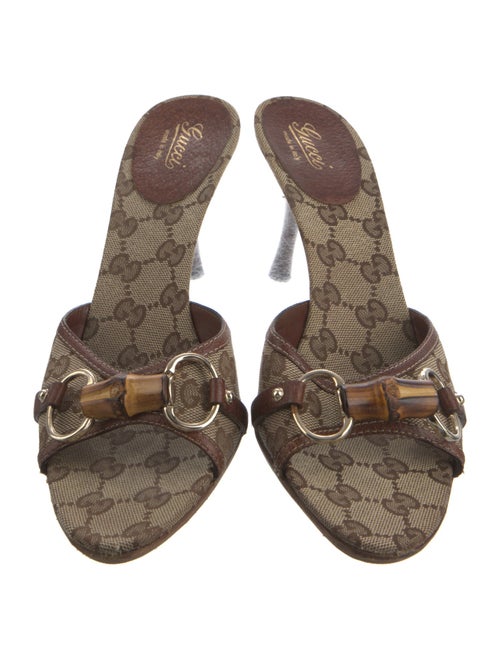 Gucci GG Canvas Canvas Slides