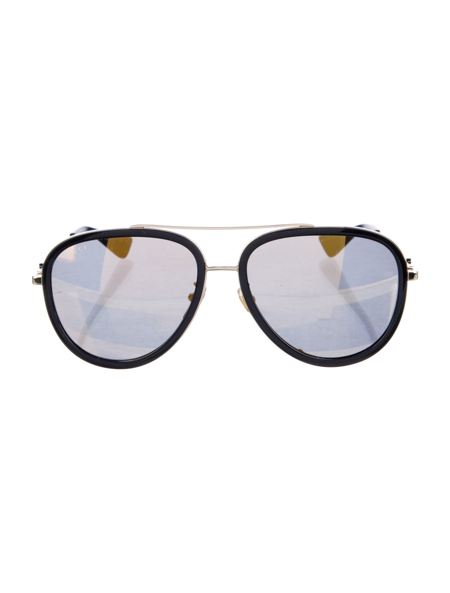 Gucci Interlocking G Logo Aviator Sunglasses