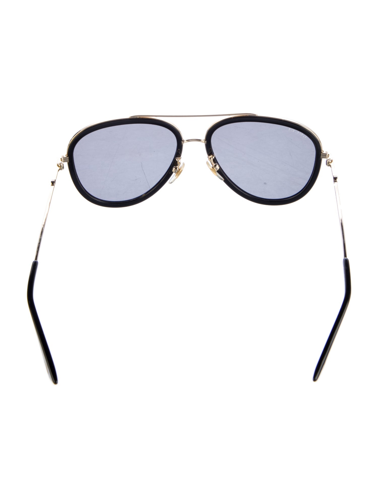 Gucci Interlocking G Logo Aviator Sunglasses