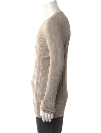 Gucci Silk V-Neck Polo Sweater