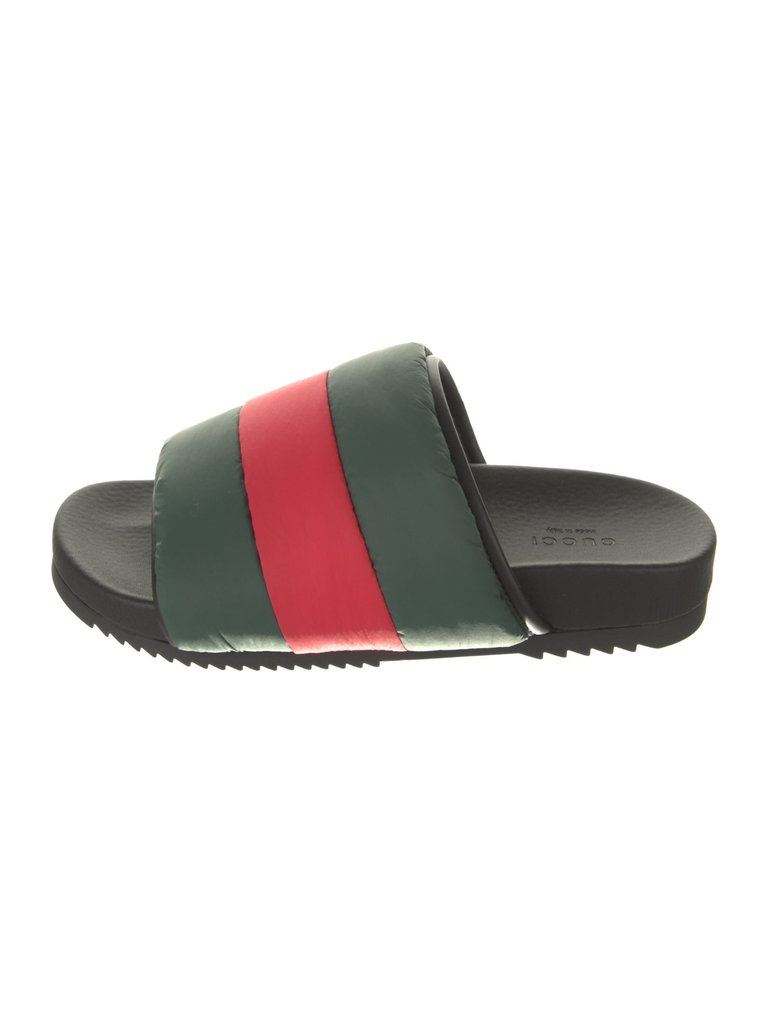Gucci Web Accent Nylon Slides
