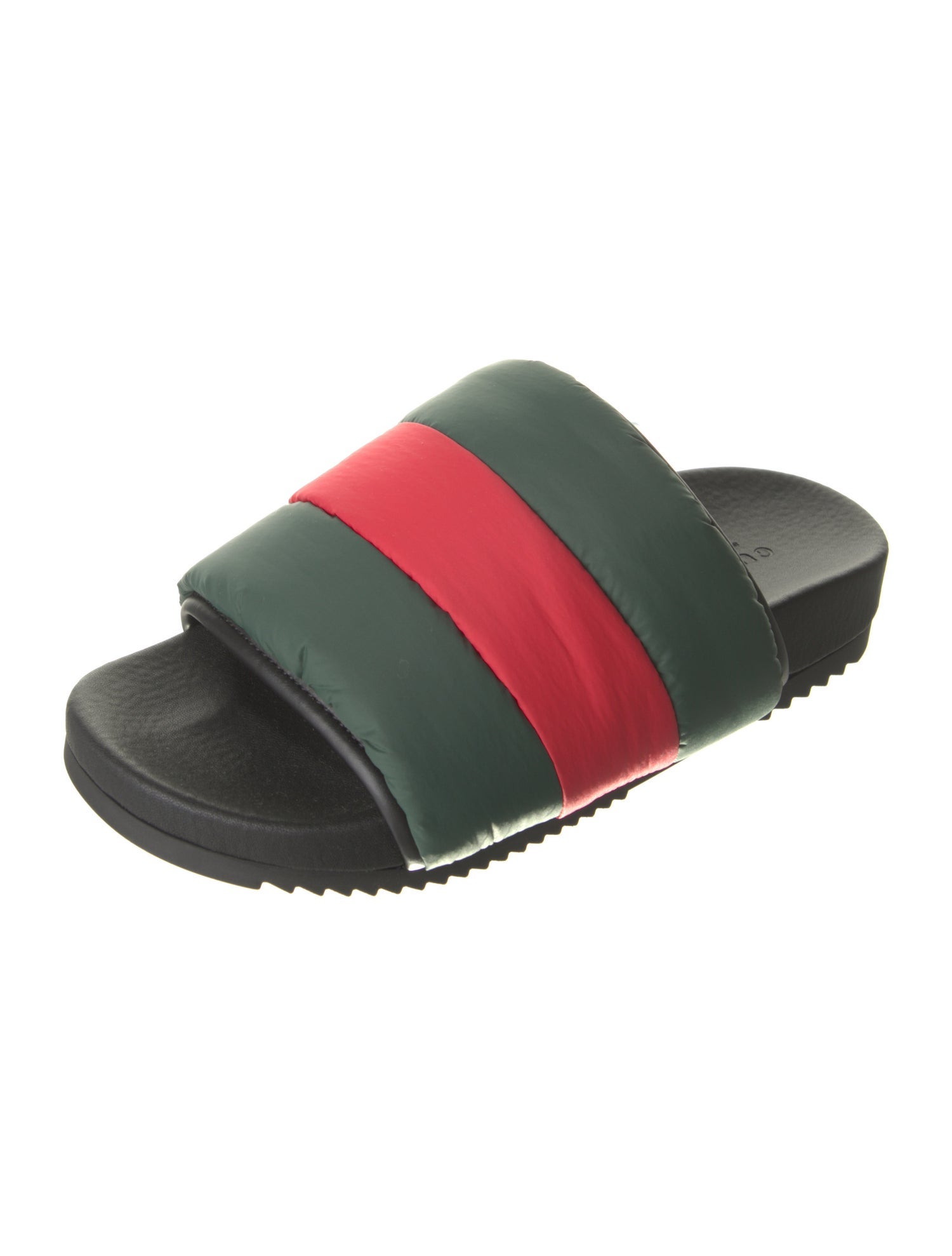 Gucci Web Accent Nylon Slides