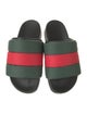 Gucci Web Accent Nylon Slides