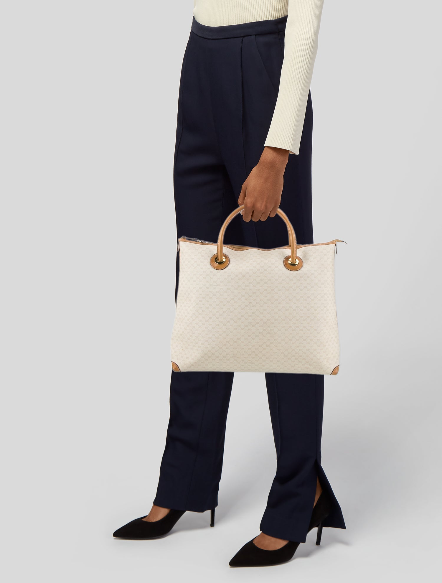 Gucci Micro GG Monogram Tote Vintage