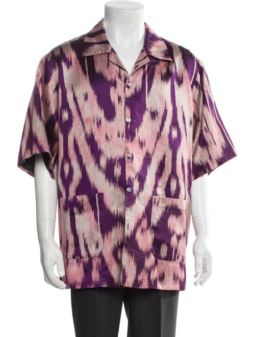 Gucci Tie-Dye Print Short Sleeve Shirt