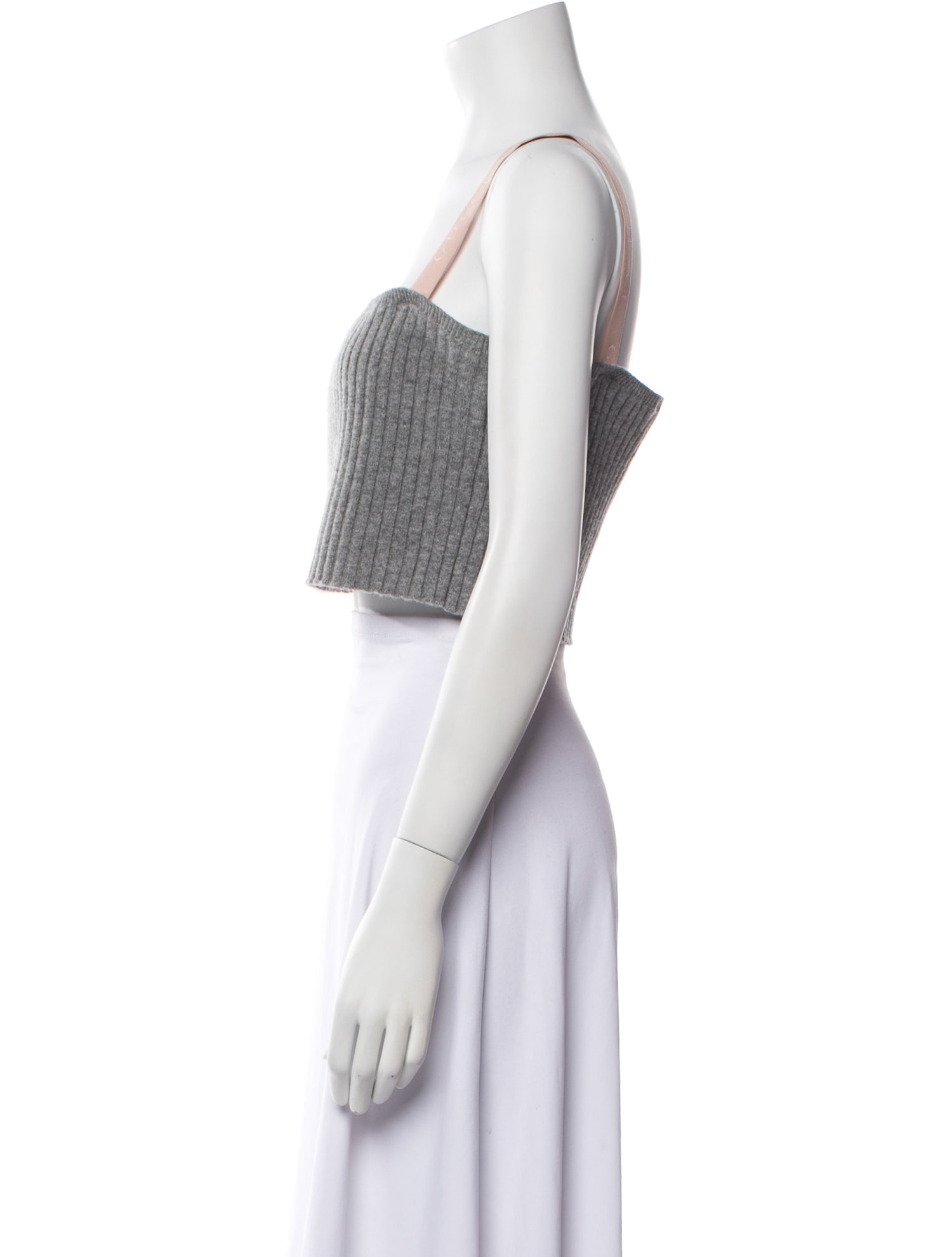 Gucci Wool Square Neckline Crop Top