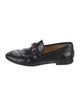 Gucci Web Accent Patent Leather Loafers