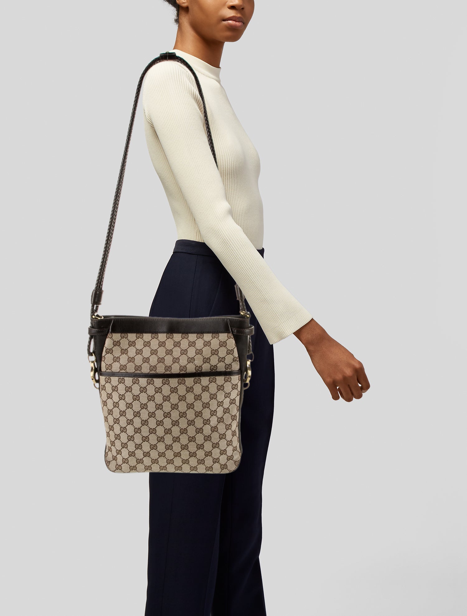 Gucci GG Canvas Messenger Bag