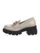 Gucci Interlocking G Logo Leather Loafers