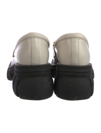 Gucci Interlocking G Logo Leather Loafers