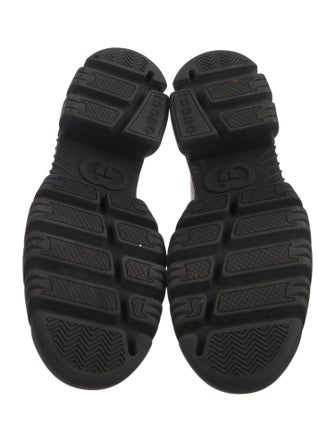 Gucci Interlocking G Logo Leather Loafers