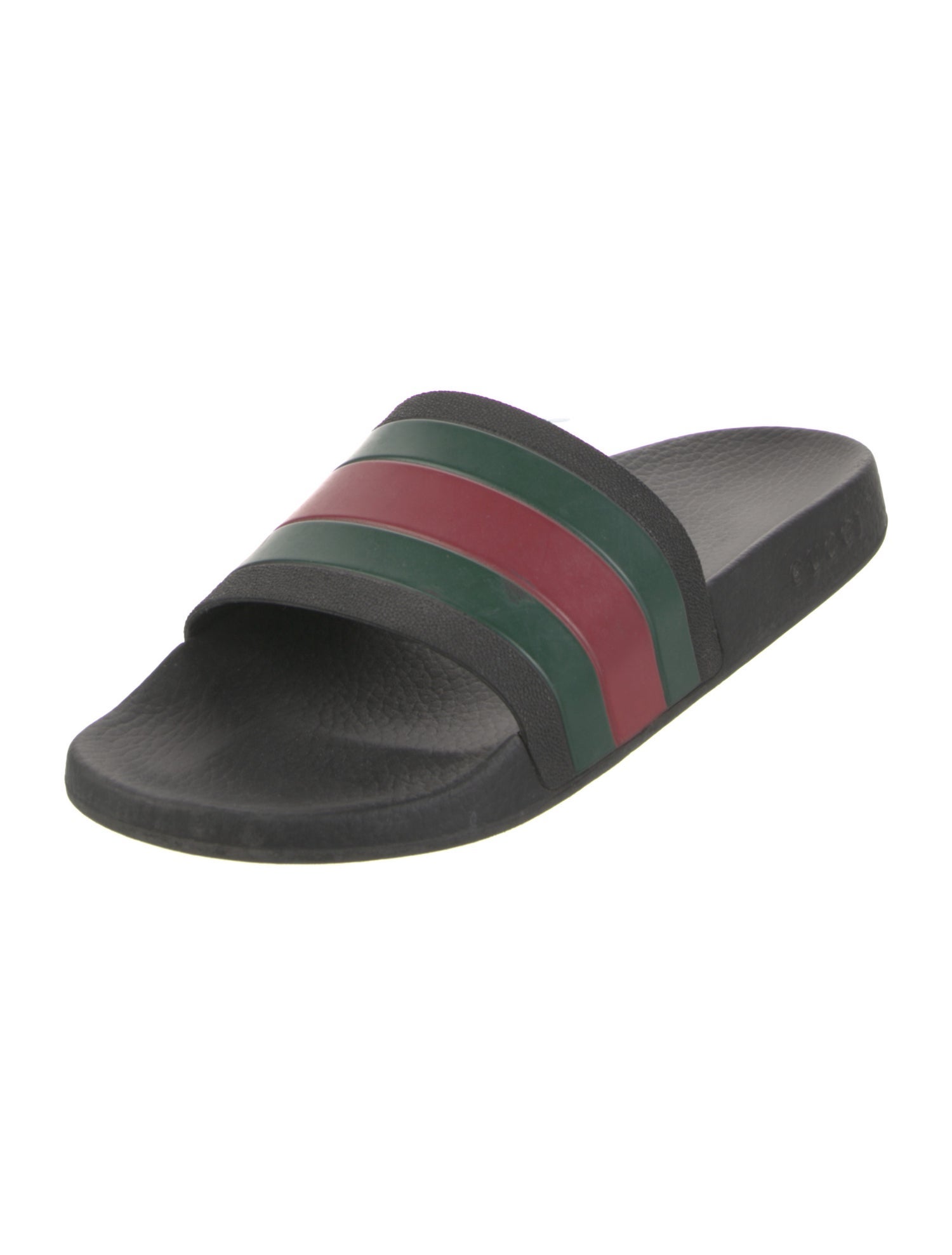 Gucci Web Accent Rubber Slides