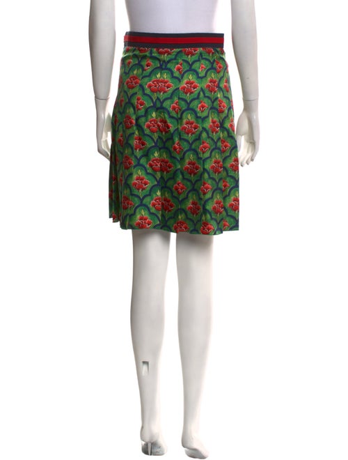Gucci Floral Print Knee-Length Skirt