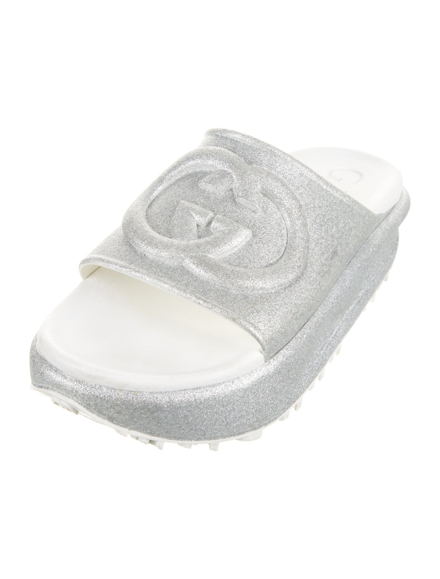 Gucci Miami Interlocking G Logo Slides