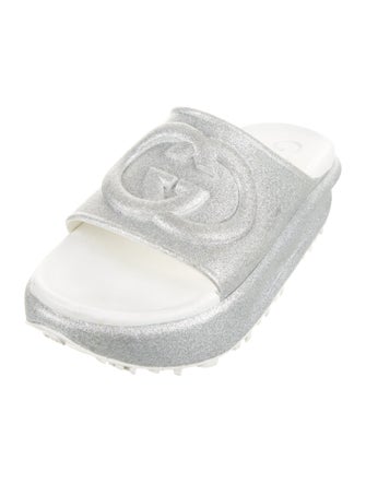 Gucci Miami Interlocking G Logo Slides