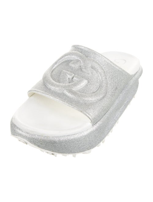 Gucci Miami Interlocking G Logo Slides