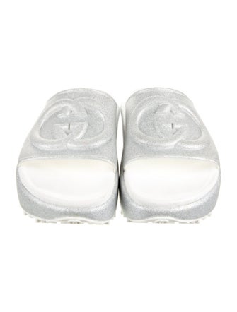 Gucci Miami Interlocking G Logo Slides