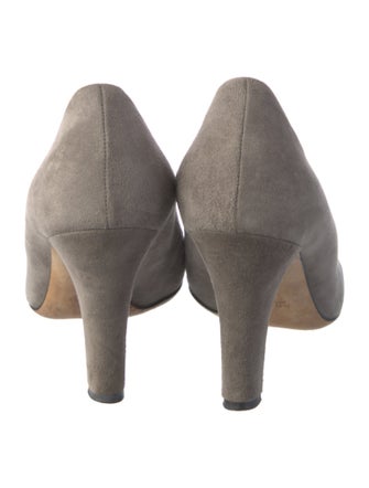 Gucci Interlocking G Logo Suede Pumps