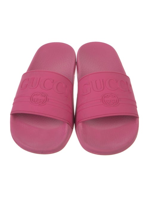 Gucci Double G Logo Rubber Slides