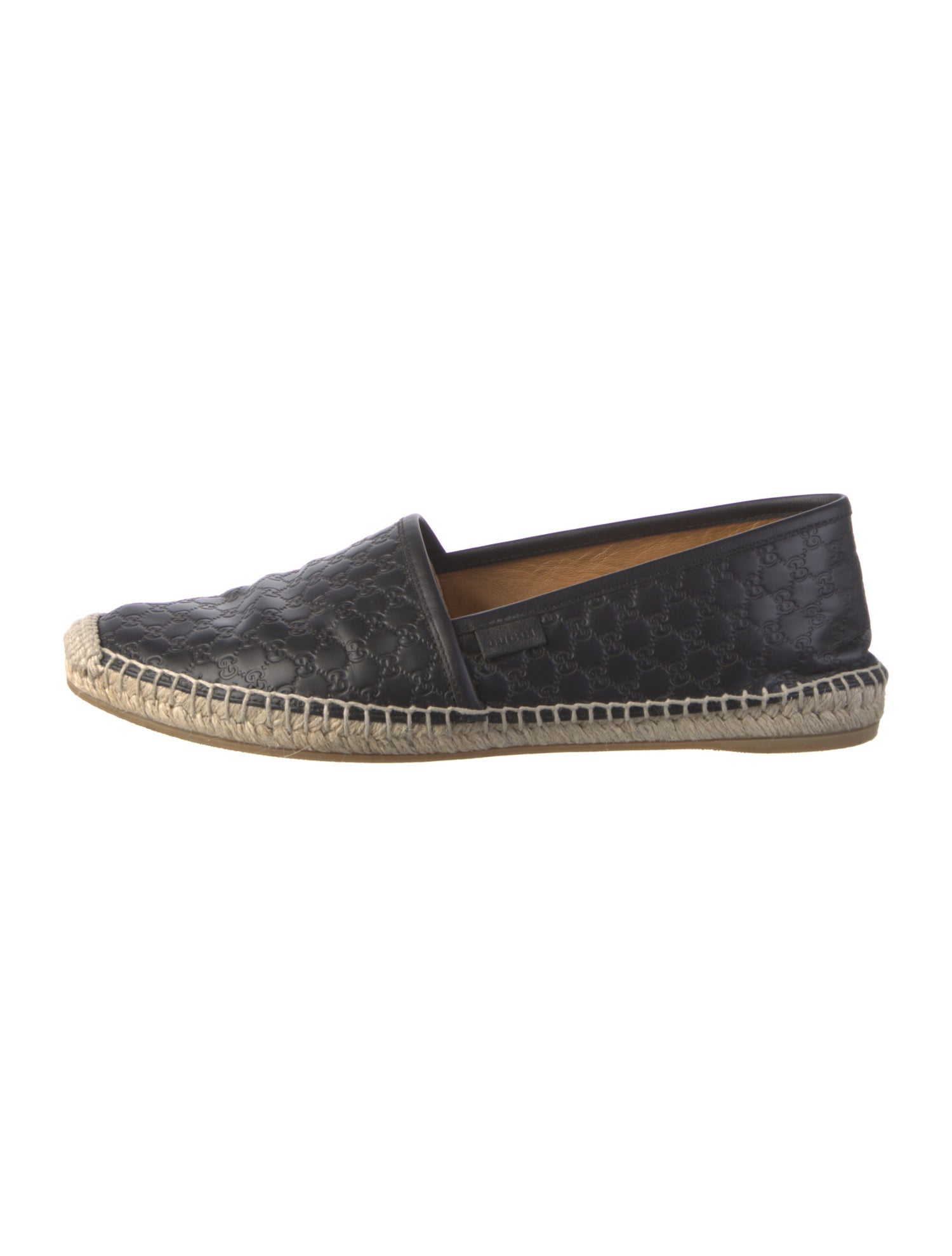 Gucci Leather Animal Print Espadrilles