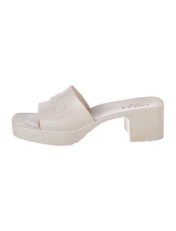 Gucci Sandals Rubber Slides IT 38 | 8