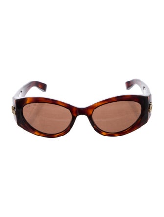 Gucci Interlocking G Logo Cat-Eye Sunglasses