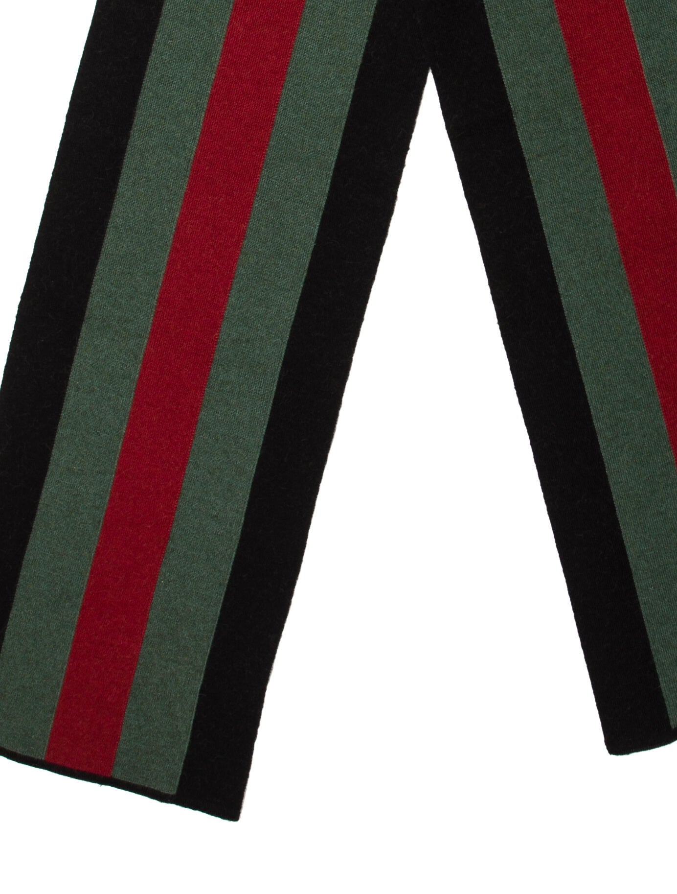 Gucci Web Accent Striped Scarf