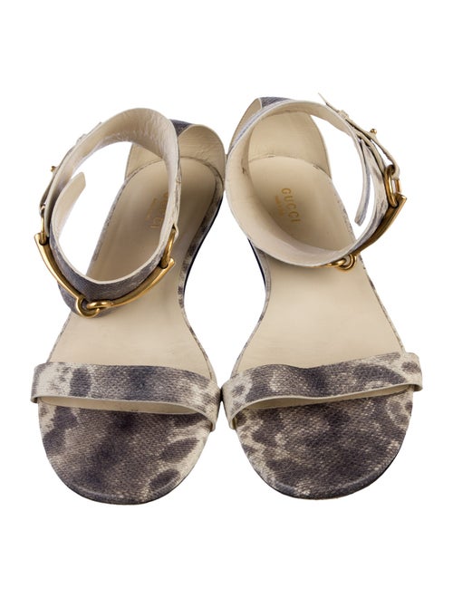 Gucci Horsebit Accent Leather Slides