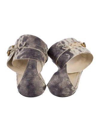 Gucci Horsebit Accent Leather Slides