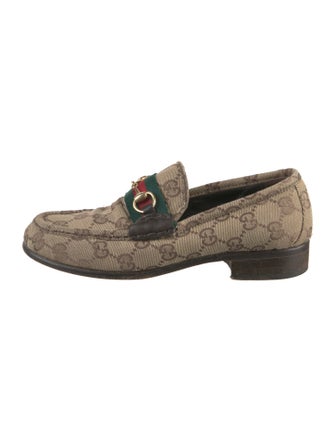 Gucci GG Canvas Canvas Loafers