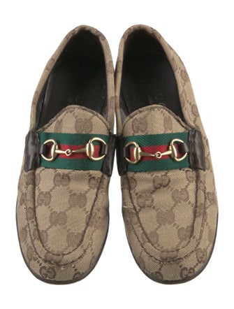 Gucci GG Canvas Canvas Loafers