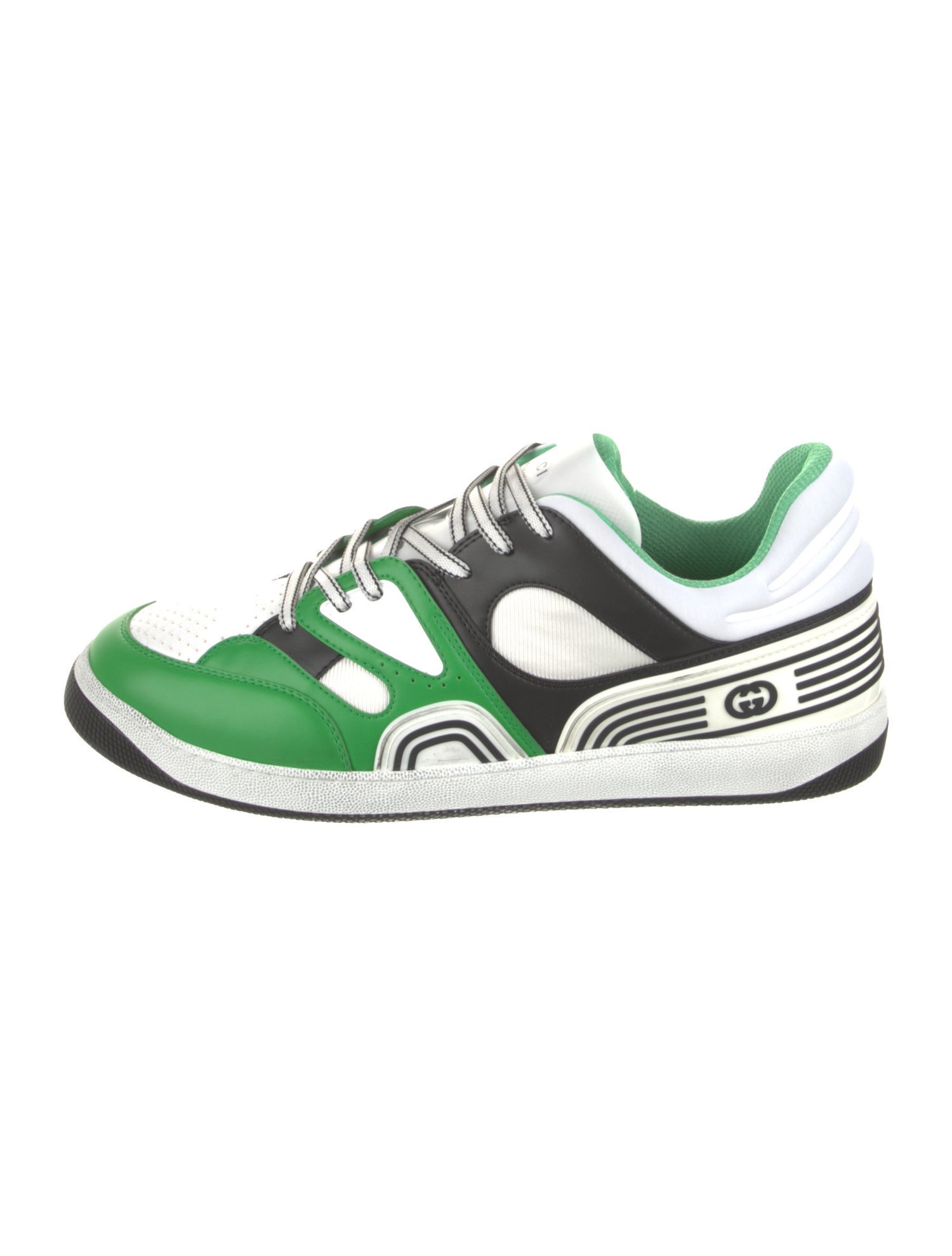Gucci Interlocking G Logo Leather Sneakers