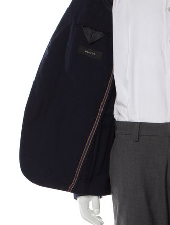 Gucci Embroidered Accent Blazer