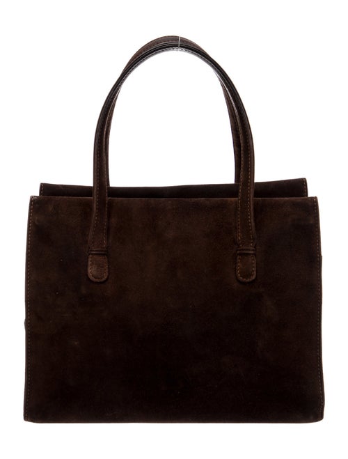 Gucci Suede Top Handle Bag Vintage