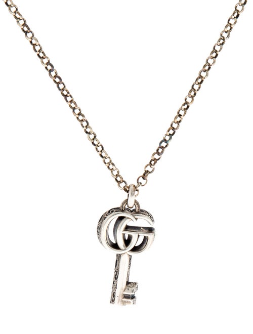 Gucci GG Marmont Key Pendant Necklace