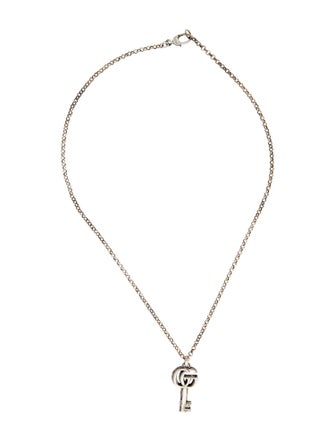 Gucci GG Marmont Key Pendant Necklace