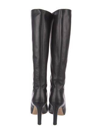 Gucci Interlocking G Logo Leather Boots