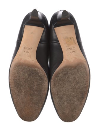 Gucci Interlocking G Logo Leather Boots