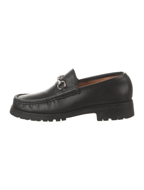 Gucci Horsebit Accent Leather Loafers