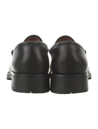 Gucci Horsebit Accent Leather Loafers