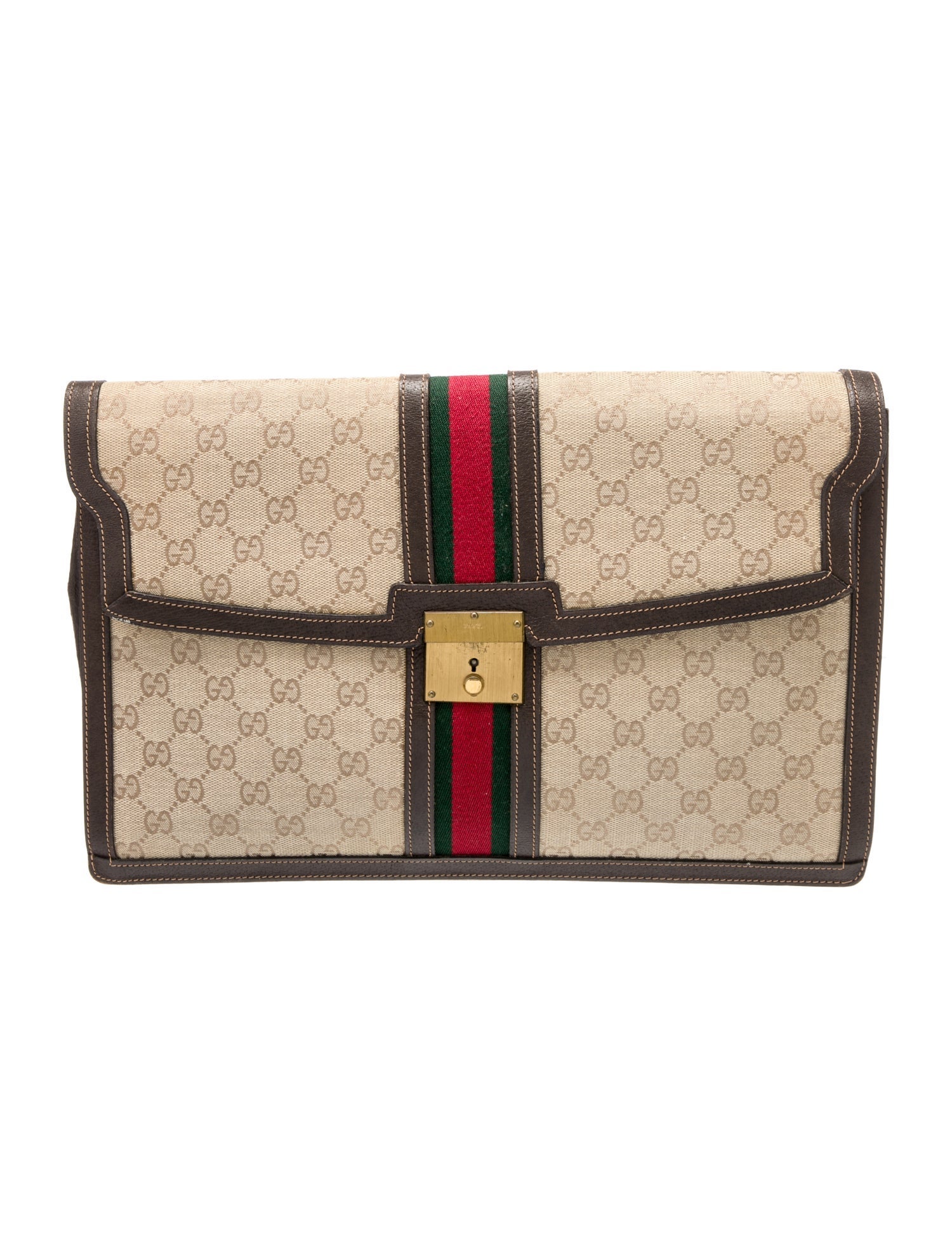 Gucci GG Canvas Portfolio Vintage