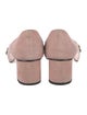 Gucci Double G Logo Suede Pumps