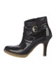 Gucci Horsebit Accent Patent Leather Boots